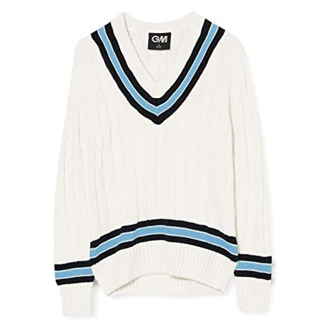 Gunn & Moore Boys Navy/Sky Cricket Sweater Cover