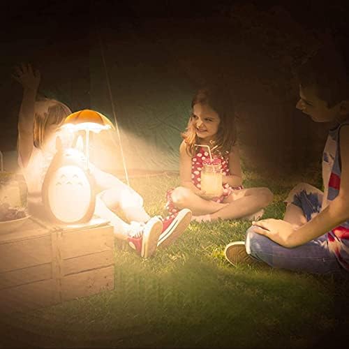 Amine My Neighbour LED Night Light Cartoon Night Lamp with Umbrell, Bedroom Lamp USB Charge (Yellow Belly) Bonus Amine Tumbler