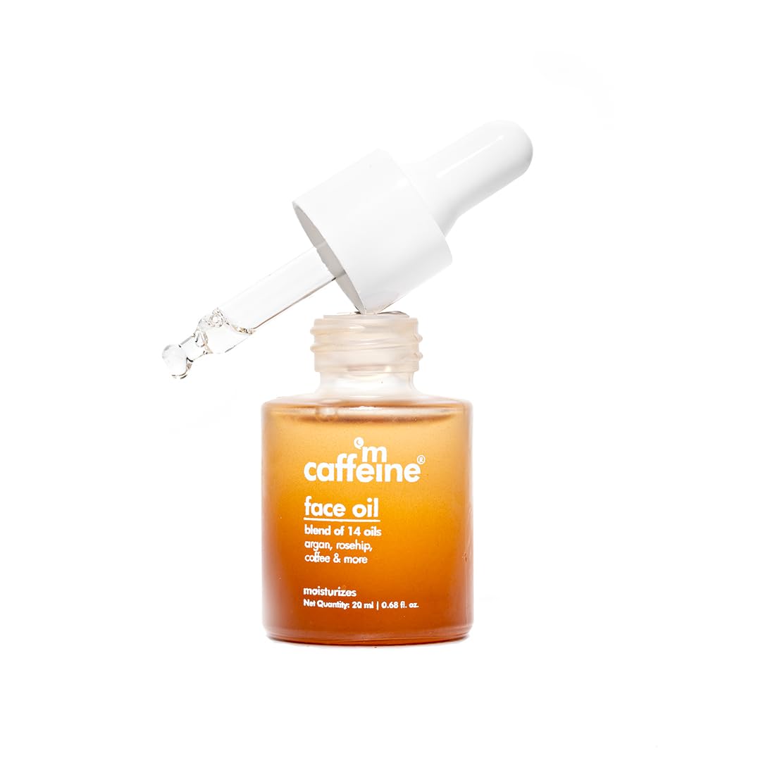 mCaffeine Coffee Face Oil for Dewy Glow | 24 Hr Moisturization to Fight Dullness | Blend of 14 Oils for Skin Barrier Repair | Lightweight & Fast…