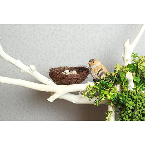 4Pack Rattan Bird Nests Handmade Bird Nest Artificial Birds Nest Ornaments For Diy Craft Tree Decoration #TOP3
