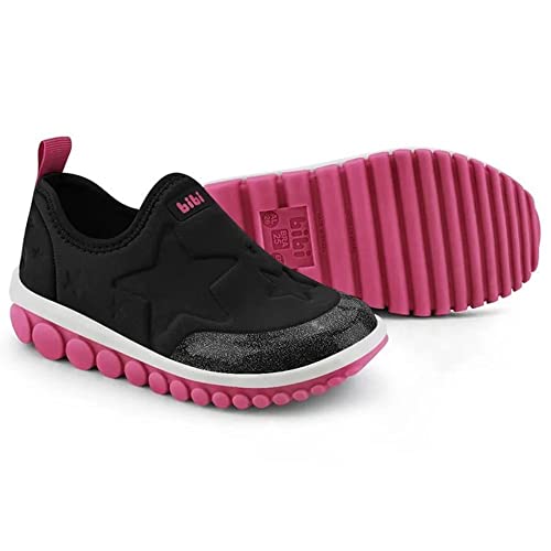 Tênis Infantil Feminino Bibi Roller 2.0 Preto Hot Pink Tamanho:32;Cor:Preto