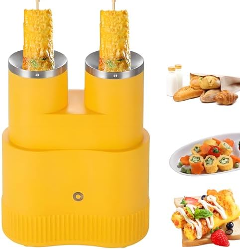 Automatic Omelette & Egg Roll Maker - Non-Stick Breakfast Machine for Quick 7-Minute Cooking of Sausages, Hot Dogs & Rolls - Easy Kitchen Tool for Effortless Meals