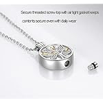 Urn Necklace for Women for Ashes: 925 Sterling Silver Cremation Necklace for Human & Pet Ashes - Memorial Jewelry Hold Loved Ones's Ashes, Keepsake Gifts for Women 5