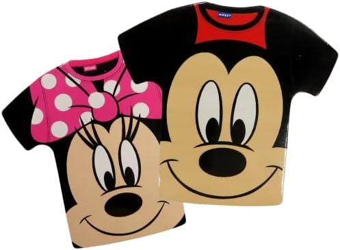 Disney Mickey and Minnie Mouse T Shirt Sticky Notes, 3 1/2 Inch