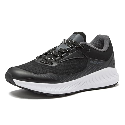 HI-TEC Avalon Trail Running Shoes for Women, Lightweight Breathable Womens Hiking Sneakers or Athletic Walking Shoes for Women, Black, White or Blue, Size 7-12 Hiking Shoes Women