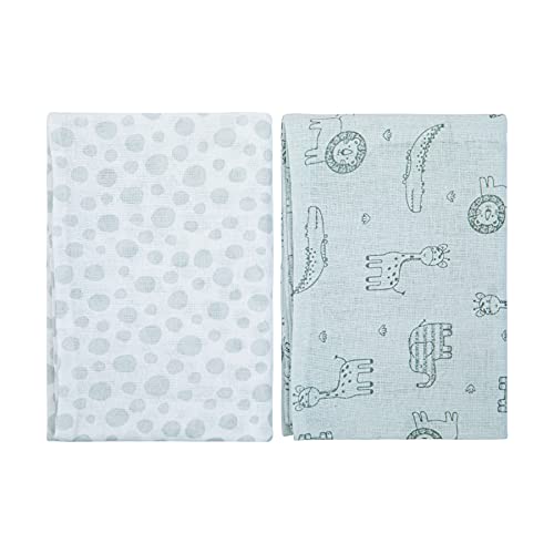 Kit de Fronha P/Travesseiro C/Furos Papi Compose para Bebê 31cm X 22cm Contém 02 Un