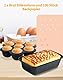 14tlg. Heißluftfritteuse Zubehör Airfryer Zubehör für Ninja Foodi AF300EU AF400EU AF451EU, Zubehör AF400 Dual Zone Airfryer Accessories für Innsky Princess Emerio 7,6L-9,5L Air Fryer Accessories