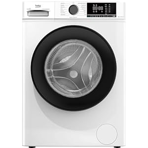 Beko BM3WFOE841PSA freistehende Waschmaschine, Waschvollautomat, 8 kg, Schleuderwahl 1400 U/min, AddXtra, SteamCure, Coldwash Wasser-& Zeitersparnis, Weiß