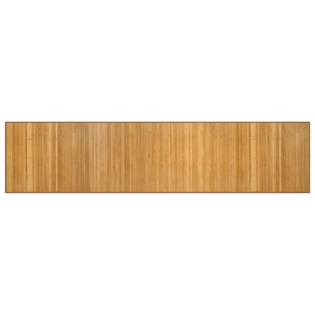 vidaXL Rug, Floor Carpet for Living Room Bedroom Hallway, Area Rug for Decorative, Waterproof Floor Rug, Modern Style, Rectangular Natural Bamboo