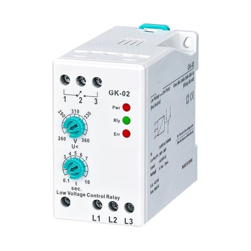 Relais de protection GK-02 basse tension triphasé 380V commande réglable perte de phase - 2