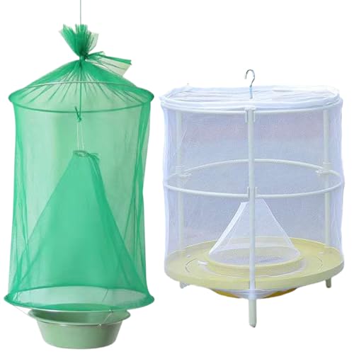 Trampa de mosca colgante Flytrap de 4 piezas con macetas para exteriores e interiores 6