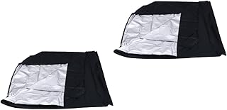 Yardwe 2 Peças De Cobertura De Piscina De Banheira Dobrável Para Piscina Exterior Piscina De Areia Dossel Cobertura Anti-Piscina Cobertura De Banheira Para Banheira De Banho Conjunto De