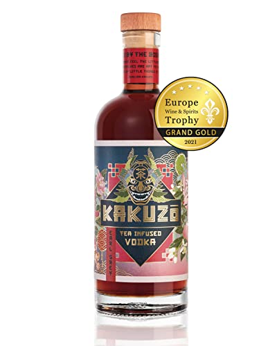 KAKUZO Earl Grey Vodka - Japanische Vodka-Kreation - Verfeinert mit Tee Blend aus Japan, Indien & China - Würzig Mit Noten von Honig & Zitrus - Made in Germany (1 x 0,7l)