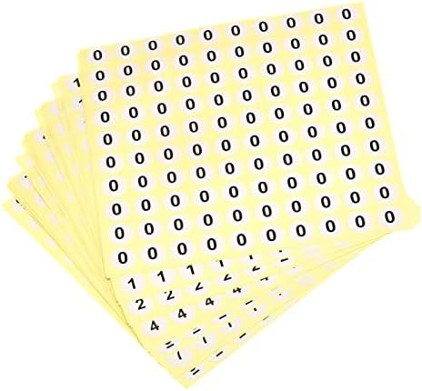 Amazon.com : MECCANIXITY 0 to 9 Number Stickers Number Label Self ...