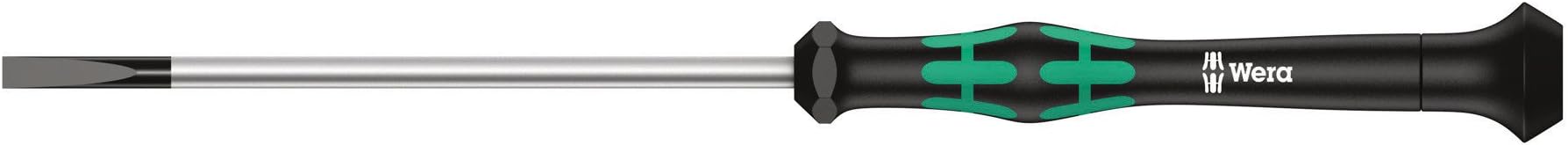 Wera 05118008001 0.4 x 2.5 x 80 mm 2035 Screwdriver for Slotted Screws - Silver