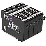 Facile à installer – Les cartouches de rechange compatibles 18 et 18XL sont déjà équipées de puces et sont prêtes à être ouvertes, installées et utilisées. Ils ne se renversent pas et ne se tachent pas lors du processus d'installation.