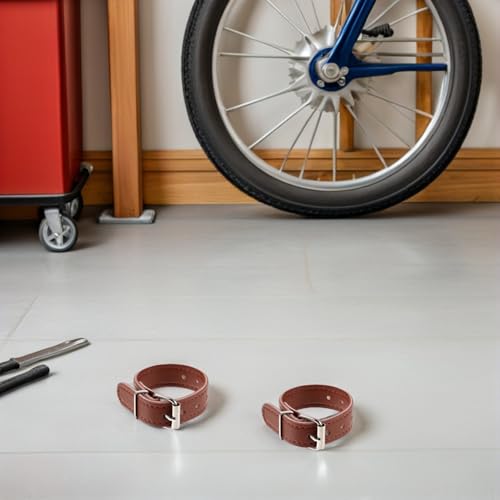Abaodam 10 Stück Teiliges Verstellbares Pu gurtset für Fahrradkorb Bunte Befestigung Stabile Frontkorbbänder mit Robuster Hardware Geeignet für Mädchen und Kinderfahrräder