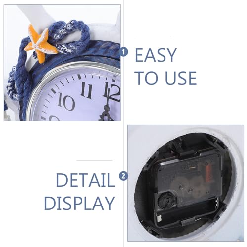 Reloj de sobremesa silencioso con diseño de faro para oficina 4