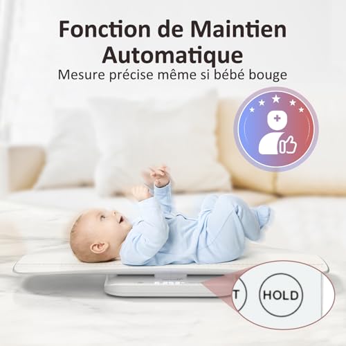 Grownsy Pèse Bébé, Balance 150 kg Pour Bébé, Nouveau-né, Adulte et Animal – vue 4