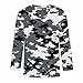 Mens 3/4 Sleeve Shirts Baseball Tshirt Three Quarter Sleeve Tie Dye Camouflage Jersey Crewneck Spring Summer Tees