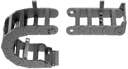 Igus 27-10-063-0 Energy Chain Cable Carrier, Polymer, Hinge-Open Crossbar , 1.26 Max Cable Diameter, 1.38