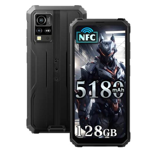 Blackview BV4800 Pro Móvil Irrompible, 12GB RAM + 128GB ROM/TF 1TB, 5180mAh