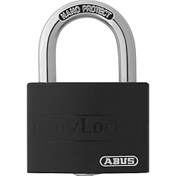 Candado 40 Mm Precio Abus T65AL/40_NEGRO - Candado My Lock aluminio 40mm Negro