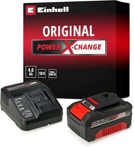 Original Einhell Starter Kit PXC 4,0 Ah (18 V, 900 W, Akku + 3 A ...