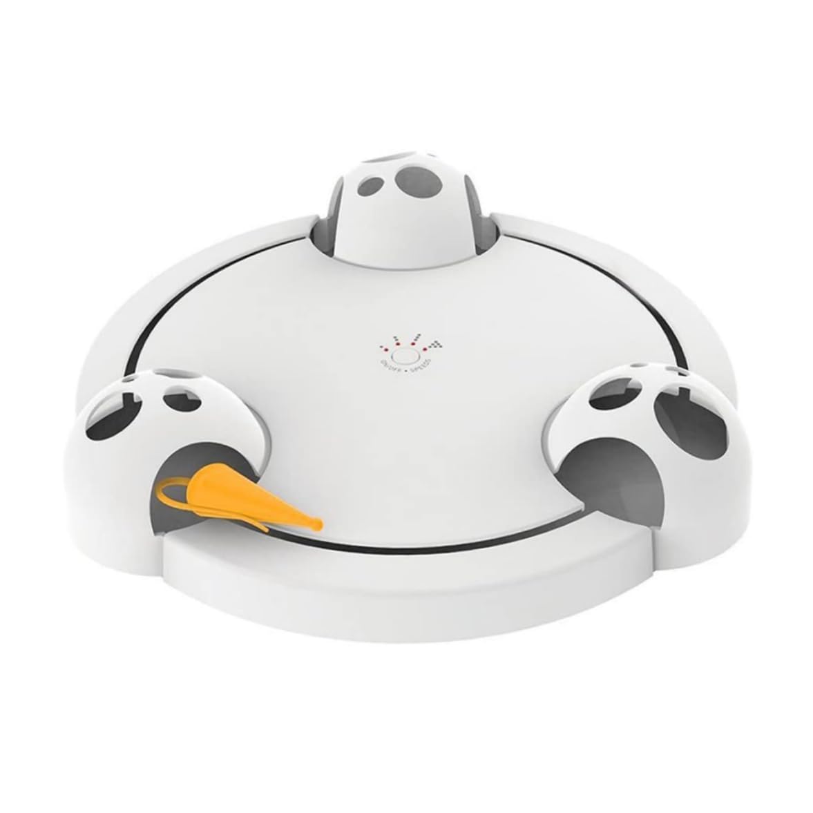 Souris de cache-cache automatique et plateau tournant pour chat deux en un