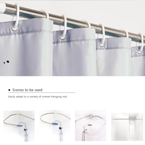 Rideau de douche noir et orange abstrait en polyester imperméable 90x180cm