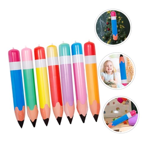 Décorations de fête crayons géants en PVC résistant pour intérieur - 7