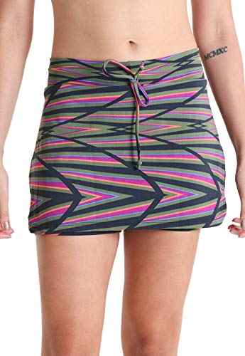 Shorts Saia Gril Power - Verde Musgo/Preto GG