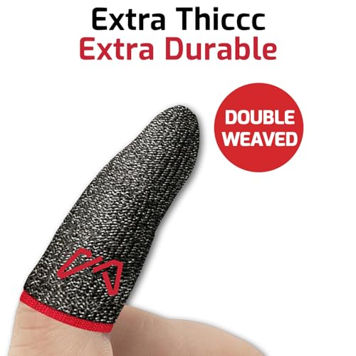 Image of World's Most Durable Thumbsleeve /Fingersleeve | BSDK Gaming Thumb & Finger Sleeve for Mobile Game| 4 Pieces |Metal Box | Made for PUBG, CODM and Freefire