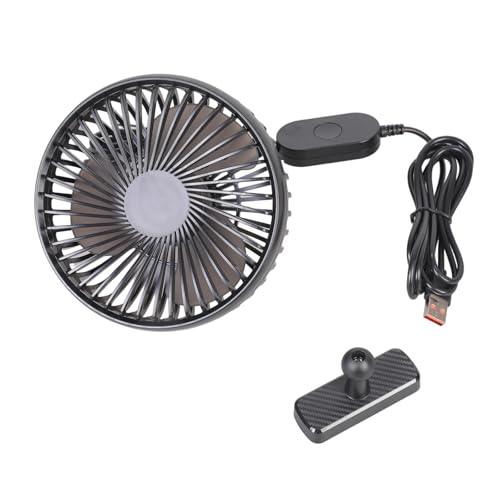 Ventilador eléctrico de un cabezal magnético con conector USB de 5V para camping 7