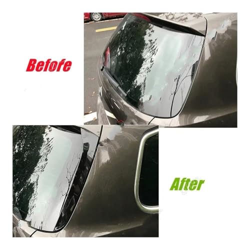 Becquet de lunette arrière pour Passat B7 2011-2015 noir brillant