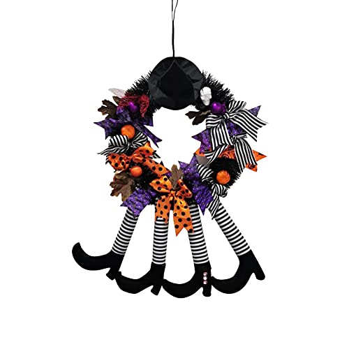 Couronne d'automne Halloween pour porte et decoration de fleurs maison