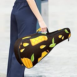 Housse pour ukulélé avec motif abeilles de 10 mm d’épaisseur – Rembourrage en éponge de 53,3 cm – Avec sangles réglables… - Les Beatles, Paul McCartney, John Lennon, RIngo Starr, George Harrison Housse pour ukulélé avec motif abeilles de 10 mm d'épaisseur - Rembourrage en éponge de 53,3 cm - Avec sangles réglables… – Image 6