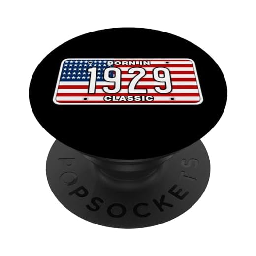 93 años de edad: Vintage Classic Car 1929 93 cumpleaños PopSockets PopGrip Intercambiable
