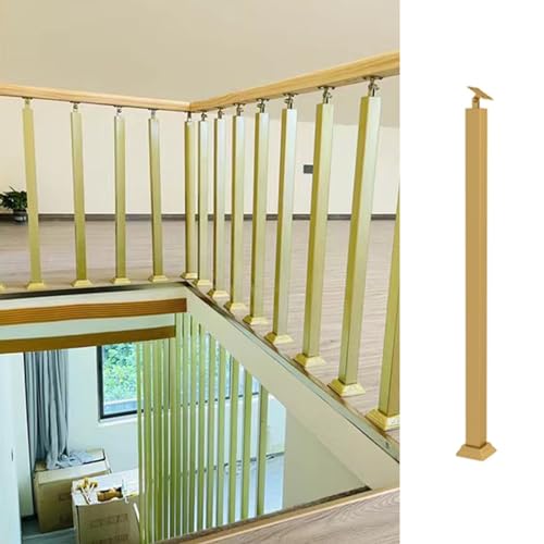 Balaustres para escaleras niveladas con barandillas ajustables