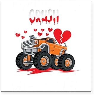 CafePress I'm Ready to Crush Monster T Square Car Magnet, Magnetic Bumper Display