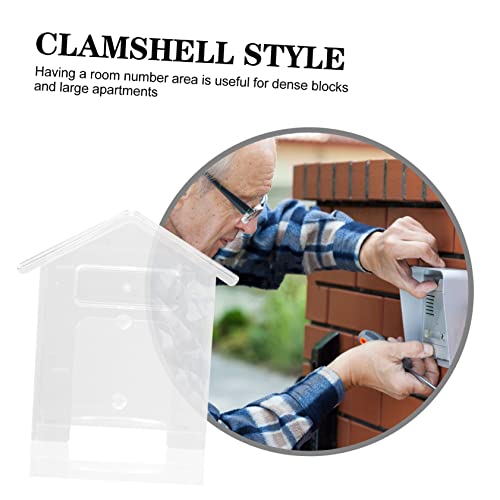 Angoily 4 Peças Capa De Campainha Sem Fio Campainha Carrilhão Dentro De Casa Campainha Carrilhão Cap