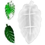 Leaf Resin Tray Silicone Molds, Leaves Shape Epoxy Mold Irregular Jewelry Plate Candle Holder Mold Resin Concrete Craft Ornament for Casting Tropical Leaf Tray Dish Trinket Storage Box Soap Holder