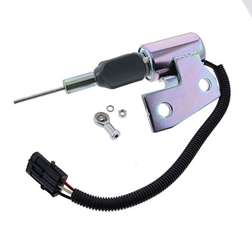 Solénoïde d'arrêt 24V résistant aux vibrations pour pelle R130 - 5