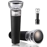 2 Wine Stoppers Vacuum, New 2021 Wine Preserver Stopper with Vacuum Pump, Luxury Wine Rubber Stoppers with Air Pump, Stopper Sealer for Red Wine Bottle, Wine Saver Corks for Wine Gifts