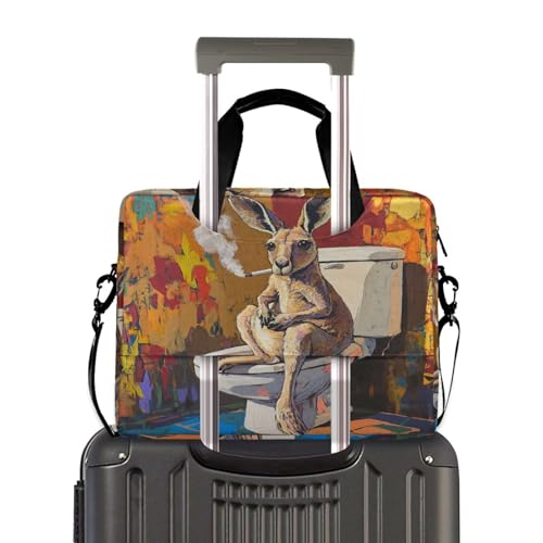 Funda portátil para laptop 15.6 pulg con asa y correa miniatura 4
