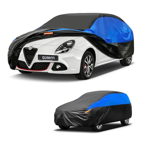 Gunhyi Autoabdeckung Wasserdicht Atmungsaktiv, Abdeckplane für Alfa Romeo