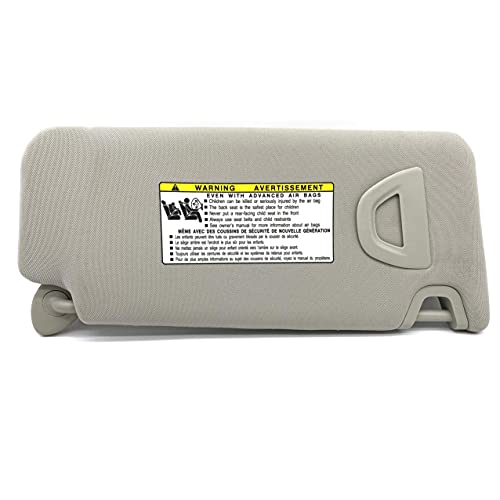 Ezzy Auto Gray Left Driver Side Sun Visor Compatible With Honda Accord 2008 2009 2010 2011 2012 83280-Ta5-A51Za 83280Ta5A51Za #TOP1