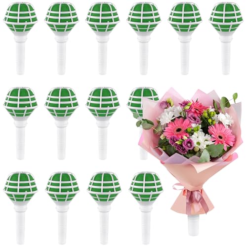 Support de bouquet de fleurs de mariage HAKZEON robuste structure de base verte - 2