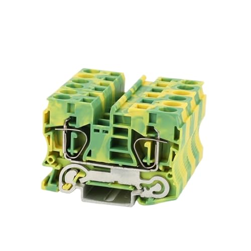 Bloque de terminales ST10-PE para riel DIN de 10 mm² con conexión a tierra fiable