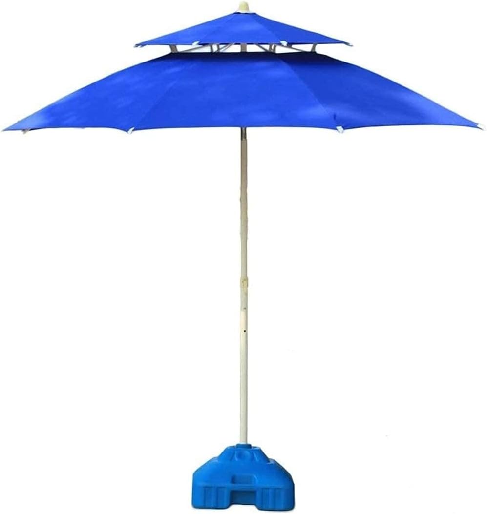 LSLYTQ Sun Parasol Umbrella Garden Parasols Beach/Pool/Garden/Patio Umbrella Double Top, Water/UV-Resistant Market Outdoor Table Umbrella good